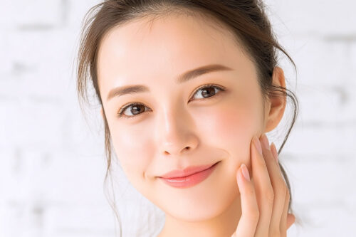 リンパマッサージを受けた女性